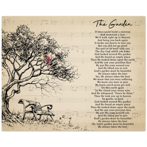 The Garden -- Style 3 -- 8x10 -- Gelato