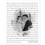Lyrics Song -- Poster/ 8''x10'' -- Laura & Ryan