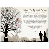 Lyrics -- When I Get My Hands On You -- Poster 5x7 -- Gelato