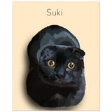 Dog poster -- Suki 2.6 -- 8x10 -- Gelato