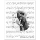 Lyrics -- John & Rachana -- 8x10 -- Gelato