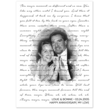 Lyrics -- Louie & Bonnie 03/24/2005 -- 5x7 -- Gelato
