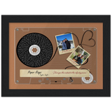 Cassette -- Jordan and Andrés 12.04.2020 -- Black framed 6x8 -- Gelato