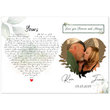 Lyrics -- Jenn and Ron 09.15.2019 -- 20x28 -- Gelato