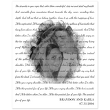 Gelato Poster 8x10 - I'll Be Lyrics - Brandon and Karla