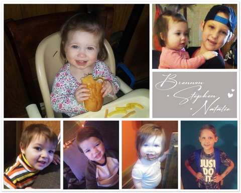 Photos Collages Prints -- Unframed 8''x 10'' -- Brennon•Stephen•Natalie