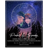 Star Map -- Pooker & Spanky 02.12.20 -- 8x10 -- Gelato