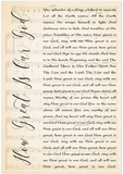 Music Lyrics Song -- 28''x40'' -- How Great Is Our God -- Gelato