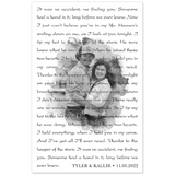 Lyrics Song -- Poster/ 11''x17'' -- Tyler & Kallir 11.05.2022