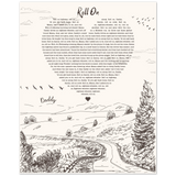 Lyrics --  Daddy -- 8x10 -- Gelato