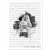 Lyrics -- Michael & Vanessa 8-18-18 -- 20x28 -- Gelato