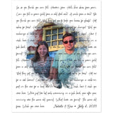 Gelato Matte Poster 16x20 - Wish You Were Here - Natalie & Gus - July 4, 2018