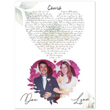 Lyrics -- Don & Lynn  05.18.1972 -- 30"x40" -- Gelato