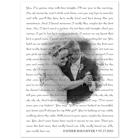 Gelato Poster 5x7 Matte - Father Daughter - 07/17/2021