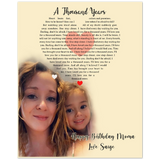 Gelato Matte Poster 16x20 - Happy Birthday Moma Love Saige