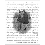 Lyrics -- George & Missie -- 8x10 -- Gelato