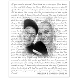 Lyrics -- Melissa & Chriss 01-05-18 -- 16x20 -- Gelato