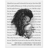 Lyrics -- Michael & Belinda 06.02.2018 -- 8x10 -- Gelato