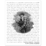 Music Lyrics Song -- Poster/ 8''x10'' -- Tyler & Jessica