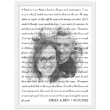 Gelato Framed White 12x16 - Cover Me Up Emily & Ben - 09/09/2022