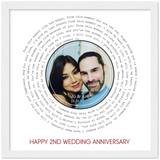 Vinyl -- Jo & Art 15.01.2020 -- White framed 12x12 -- Gelato