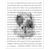 Lyrics -- Randall & Mary August 3, 2020 -- 8x10 -- Gelato
