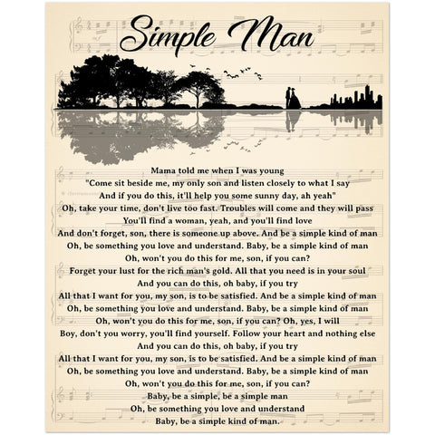 Gelato Matte 8x10 Poster - Simple Man - Design 2