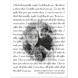 Lyrics -- Remo & Brittney 05.05.2012 -- 30x40 -- Gelato