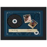 Cassettes-Tape -- Black Framed poster / 5”x7” -- Earl & Kei Mo