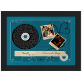 Cassette -- Frank & Alicia 7/19/20 -- Black framed 6x8 -- Gelato