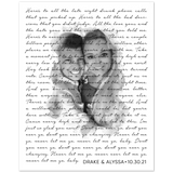 Music Lyrics Song -- Poster/ 8''x10'' -- Drake & Alyssa