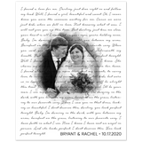 Lyrics -- Bryant & Rachel 10/17/2020 -- Poster 8x10 -- Gelato