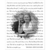 Gelato Matte Poster 8x10 - Bless the Broken Road - Nicole and Vaughn