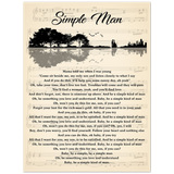 Simple Man -- Poster 6x8 -- Gelato