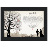 Gelato Frame 7x5 - Look At Me - Lyrics