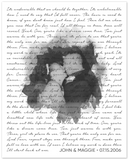 Love Anniversary Print -- Unframed 8''x10'' -- John & Maggie