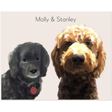 Gelato Matte Poster 16x20 - Dog 2.6 - Molly & Stanley