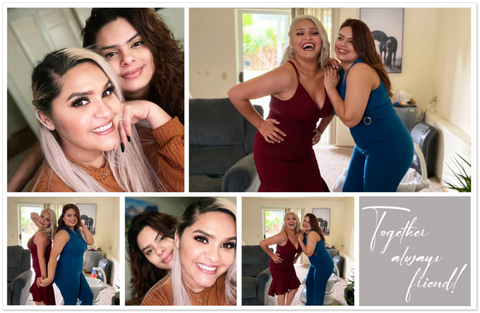 Photos Collages -- 11''x17'' -- Together always friend -- gelato