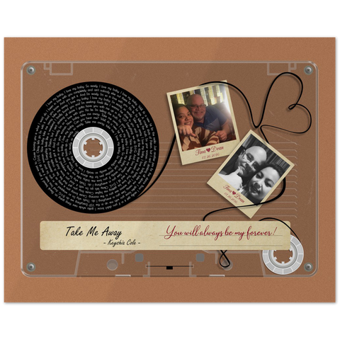 Cassette -- Tina and Dean 01.26.2016 -- 8x10 -- Gelato