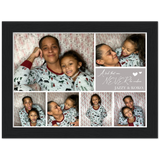 Print poster -- A link that can NEVER be undone. JAZZY & KOKO. -- Black framed 6x8 -- Gelato