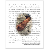 Music Lyrics Song -- Poster/ 8''x10'' -- Ardath Ann