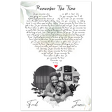 Music Lyrics Song -- Unframed 11''x17'' -- Fred & Jami