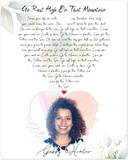Music Lyrics Song -- Unframed 8''x 10'' -- Gabby Hunter