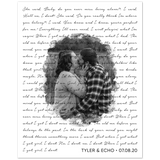 Lyrics Song -- Poster/ 8''x10'' -- Tyler & Echo