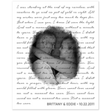 Lyrics Song -- Poster/ 8''x10'' -- Brittany & Eddie
