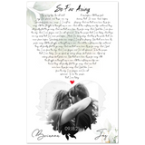 Lyrics --  Brianna & Jay 09/18/21 -- 11x17 -- Gelato