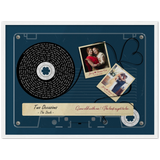 Cassette -- Jerry & Beena Cui 05.26.2018 -- White framed 18x24 -- Gelato