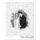 Lyrics -- Jeffery & Jessie 12.13.2013 -- 8x10 -- Gelato