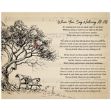 Lyrics -- When You Say Nothing At All -- 8x10 -- Gelato