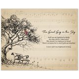Lyrics -- Great gig in the sky -- style 3 -- 8x10 -- Gelato